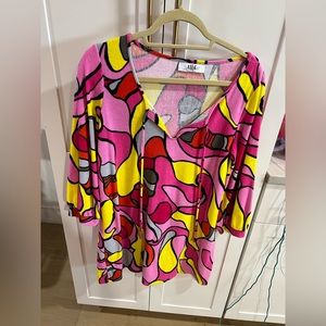 TIBI swimsuit coverup size tag is missing but it’s a small